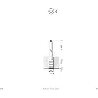 EVN LD1102 recessed light 12V IP68 Ø1cm 0.1W 830