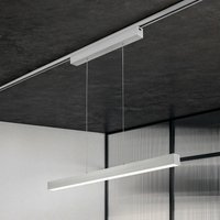 Trio Lighting Paros DUOline LED pendant light, linear, nickel
