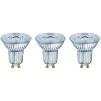 OSRAM LED-reflektor GU10 4,3W, universalvit, 3-pack