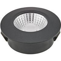 Sigor Diled LED recessed ceiling spotlight, Ø 6.7 cm, dimmable, black