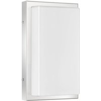 LCD Utomhusvägglampa Julea, stål, rörelsevakt