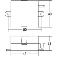 Molto Luce Convertisseur LED 6 W 250 mA CC, 230 VAC à 2-23VDC