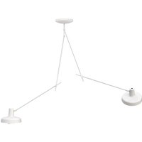 GRUPA Arigato taklampa 2 ljus 110cm vit