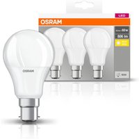 OSRAM LED-lampa Classic B22d 8,5 W 2 700 K 806 lm