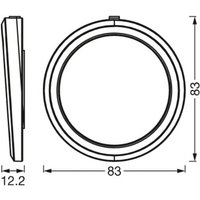 OSRAM SMART+ WiFi UNDERCABINET ROUND, blanc, Ø 8 cm, lot de 3