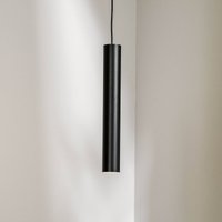 Euluna Suspension Eye, à 1 lampe, noir, hauteur de l'abat-jour 40 cm