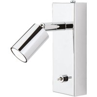 Busch LED-vägglampa Karen med vippströmbrytare