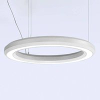 Marchetti LED pendant light Materica bottom Ø 60 cm white