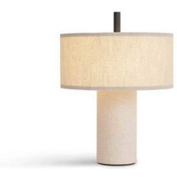 NEW WORKS LED-batteridriven bordslampa Margin Beige, CCT, dimbar
