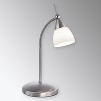 Paul Neuhaus table lamp Pino, grey, 45 cm, dimmable, G9