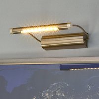 Bioledex Tommy LED-tavelbelysning, mässingsfärgad, batteridriven