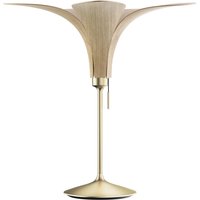 UMAGE Jazz bordslampa ljus ek, mässingsfot