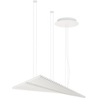 Vibia LED-hänglampa RHYTHM, vit, 141 x 47 cm 927 dimbar