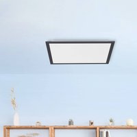 JUST LIGHT. GmbH LED-taklampa Flat, CCT, svart, 45 x 45 cm