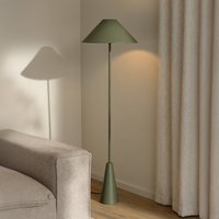Globen Lighting Cannes floor lamp, green, metal, 140 cm