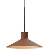 Bover LED-hänglampa Platet, svart/terrakotta