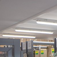 Regiolux Luminaire à vasque LED parsa-PSO, 160 cm, 9 821 lm