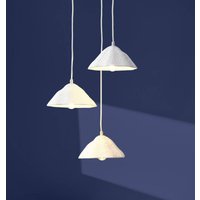 Suspension OSRAM Decor Lotus Leaf, à 3 lampes, blanc, papier, E14