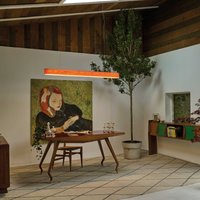 LZF LAMPS LZF I-Club Slim LED-hänglampa 120 cm körsbärsträd