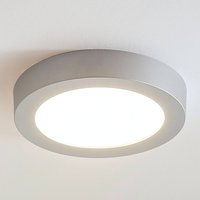 Arcchio Marlo LED ceiling lamp silver 3000 K round 25.2 cm