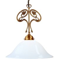 Berliner Messinglampen EWALD hanging light made of Berlin brass
