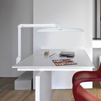 Lampe à pince LED MAULexplore, dimmable, blanche