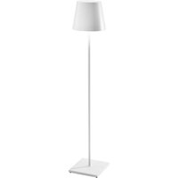 Zafferano Poldina XXL rechargeable floor lamp IP54 white