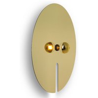 Wever & Ducré Lighting WEVER & DUCRÉ Mirro 3.0 vägg 75cm svart/guld