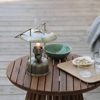 Markslöjd LED-batteridriven bordslampa Fanos, mässing, dimbar, IP44