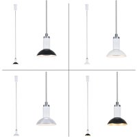 Paulmann Runa hanging light, white/grey