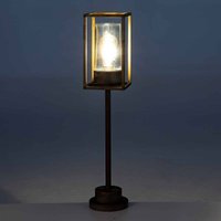 Moretti Luce Borne lumineuse Cubic³ 3370 laiton ancien/transp.