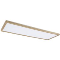 Paulmann LED-Panel Atria Shine, holzfarben, Länge 56 cm IP44
