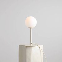 ALDEX Joel table lamp, opal/cream, 1-bulb