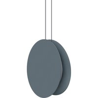 Linea Light LED-hänglampa Yo-Yo, grå, 2.700 K, aluminium, PMMA, dimbar