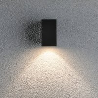Paulmann Flame wall lamp 1-bulb 10.3 cm anthracite