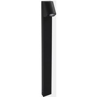 LEDS-C4 LED path light-C4-Eko Inclined, black, height 80 cm, aluminium