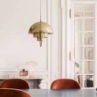 GUBI Multi-Lite pendant light, Ø 36 cm, brass/brass