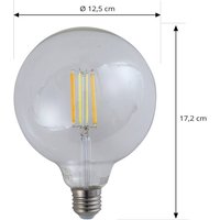 LUUMR Smart LED bulb Clear E27 G125 7W Tuya WiFi CCT