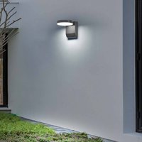 Applique murale LED CMD 9082, anthracite, largeur 16 cm, CCT, IP54
