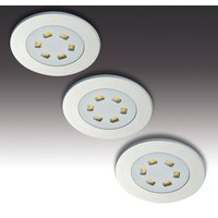 Hera LED recessed light R 55 in set of three