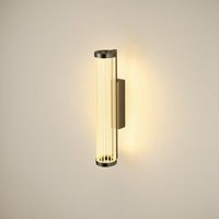 SLV LED-vägglampa Quimera, bronsfärgad, höjd 41 cm, CCT