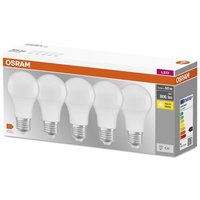 Ampoule LED OSRAM Base Classic A E27 8,5 W 806 lm, lot de 5