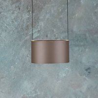 PURE LED hanging light Clipse, bronze-coloured Ø 20 cm CCT, 2-bulb
