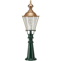 K.S. Verlichting Elburg path light, green, height 75 cm, metal, IP44