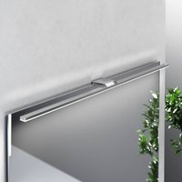 MCJ Applique pour miroir LED Triga IP44, chrome, 80cm, 3.000K
