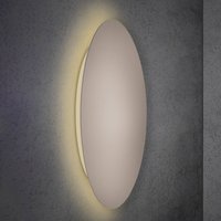 Applique murale LED Escale Blade, taupe, Ø 95 cm