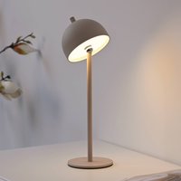 SCHÖNER WOHNEN LED rechargeable table lamp Bellies, Sand Breeze, IP54