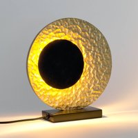 Holländer INFINITY TAVOLO LED table lamp, black and gold, 27 cm, metal