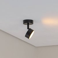 SIGMA Spot pour plafond Nemo, 15 cm, noir, orientable, GX53