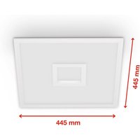 Telefunken LED panel Centreback CCT RGB 45x45cm white